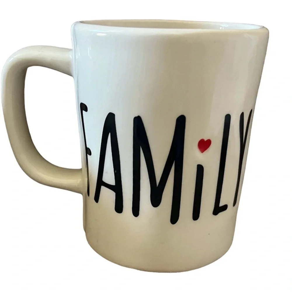 Cracker barrel home faith family love dish & mug set stand 9 piece stoneware
